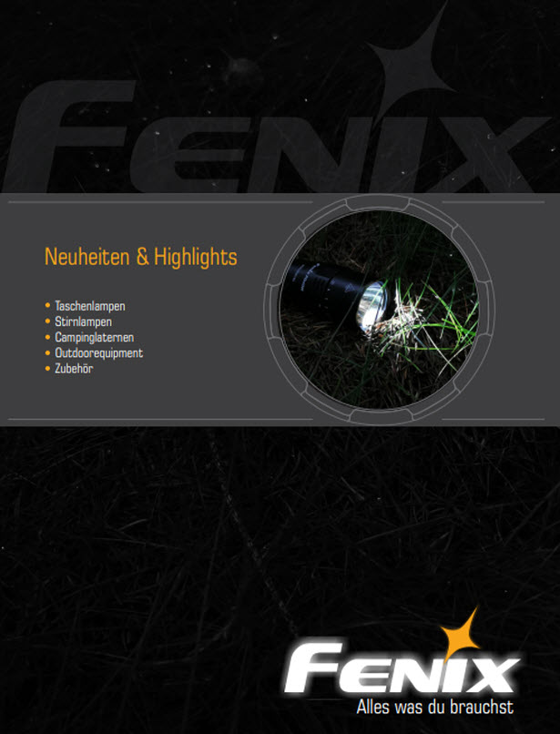 Fenix Taschenlampen Katalog